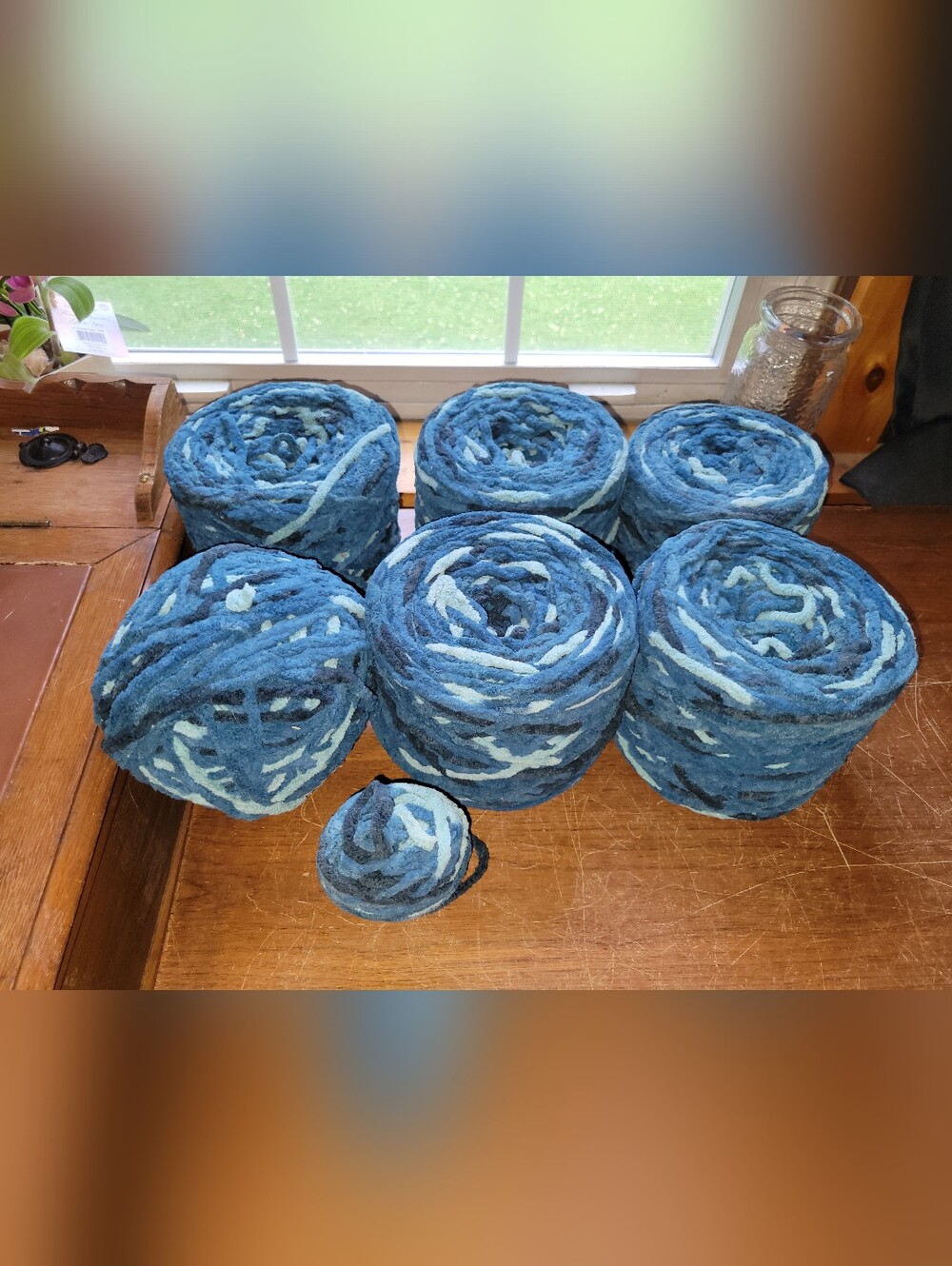 6 Bernat Blanket Extra yarn Cakes